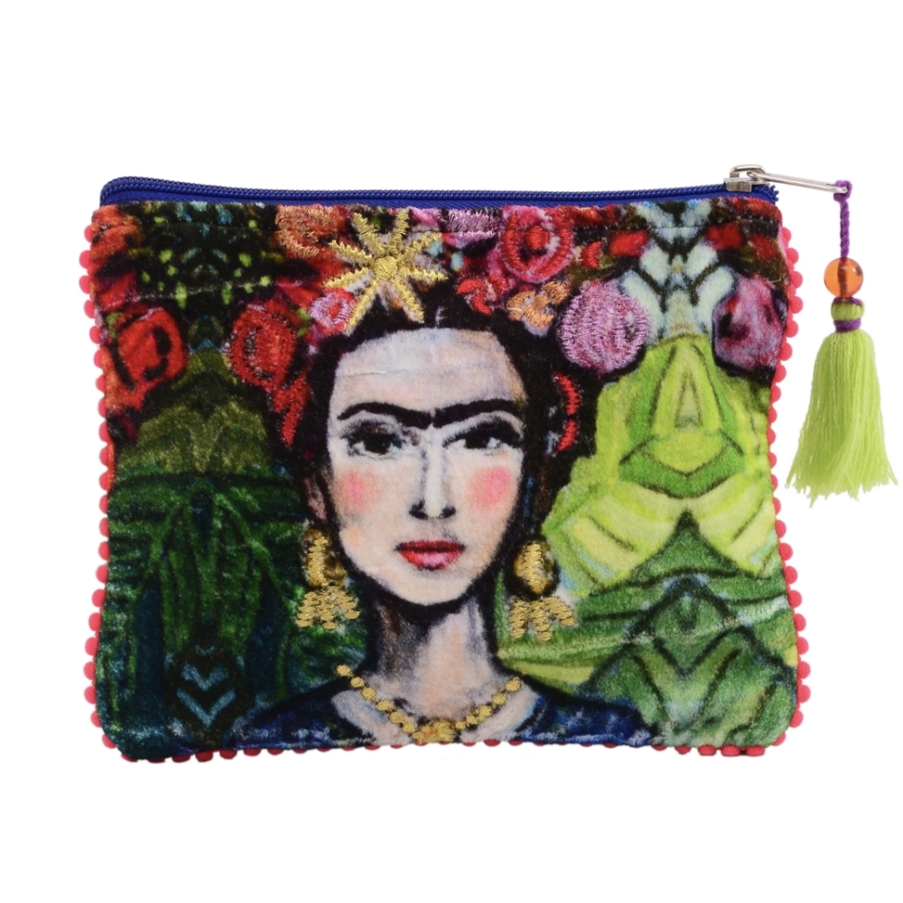 Digitally Printed Frida Pouch